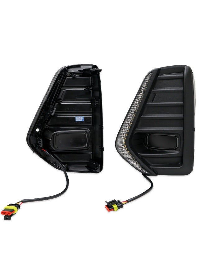DLAA Pack of 2 Front NS1332L2L LED Fog Lamp Black Cover Only with Wires Suitable for Kicks 2021-ON | 1 Year International Warranty - Image 4